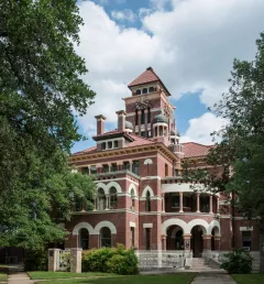 The Gonzales County Courthouse in Gonzales, Texas.